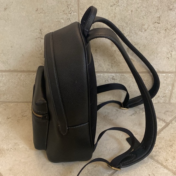 💰SOLD💰Coach Charter Backpack 24 Black Pebbled Leather - Picture 9 of 13